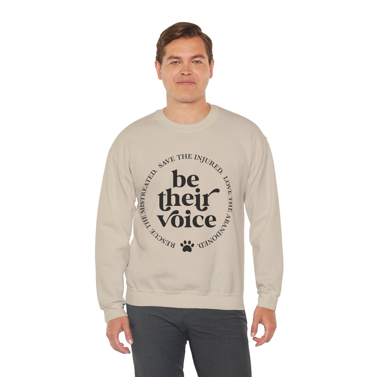 Be Their Voice Sweatshirt