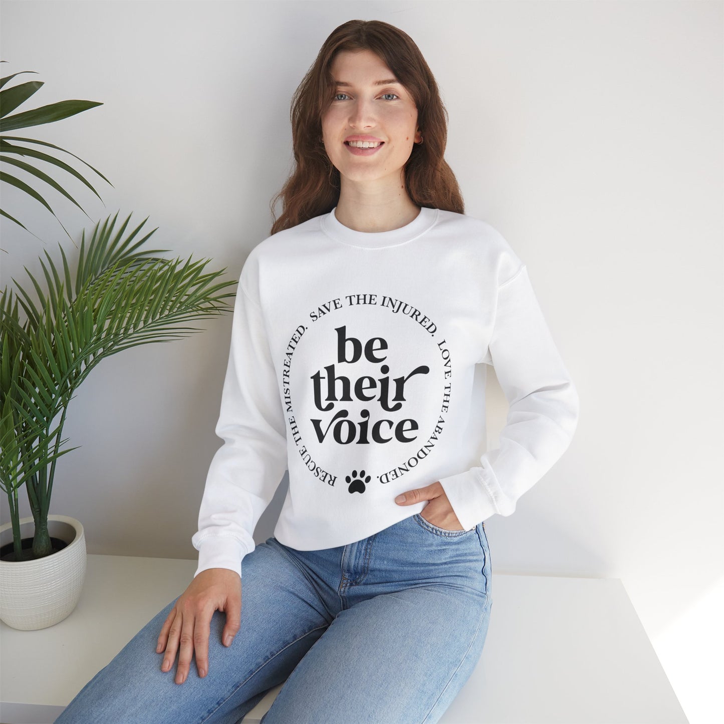 Be Their Voice Sweatshirt