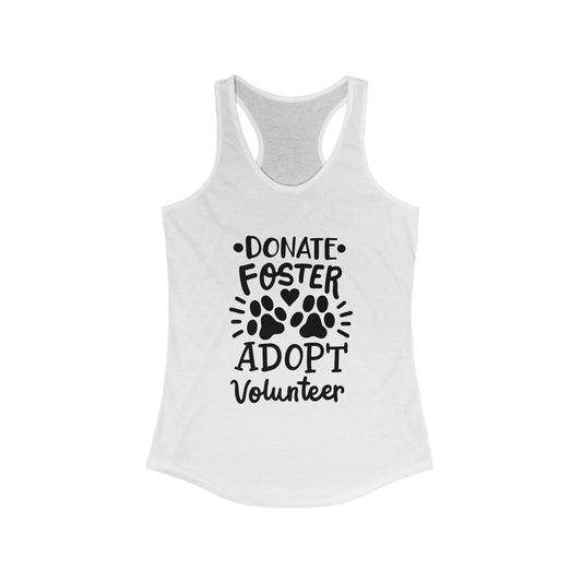 Donate and Foster Tank