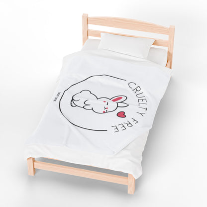 Cruelty Free Velveteen Plush Blanket