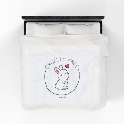 Cruelty Free Velveteen Plush Blanket