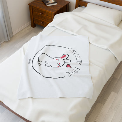Cruelty Free Velveteen Plush Blanket
