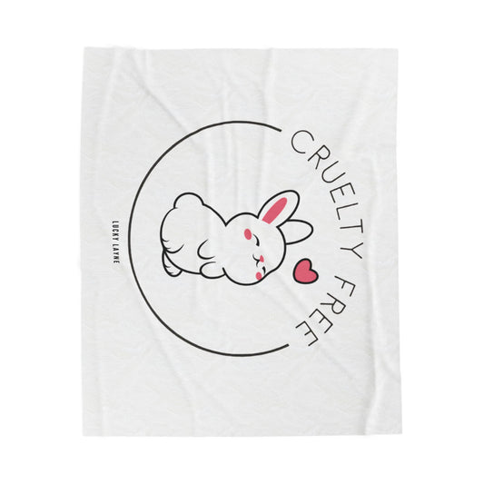Cruelty Free Velveteen Plush Blanket