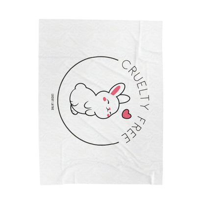Cruelty Free Velveteen Plush Blanket