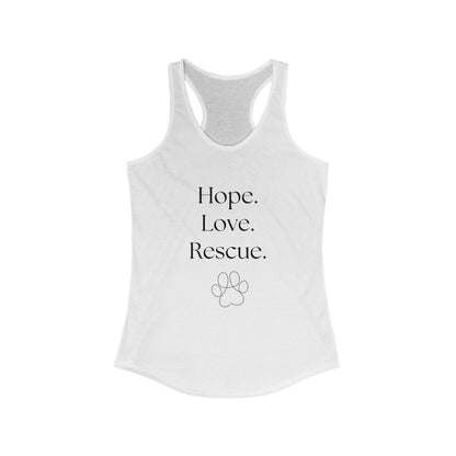 Hope Love Rescue Tank